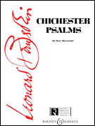 Chichester Psalms Score Full Score cover